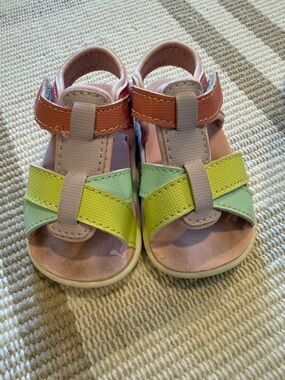 See Kai Run Toddler Girls Shayna Sandal, size 4
